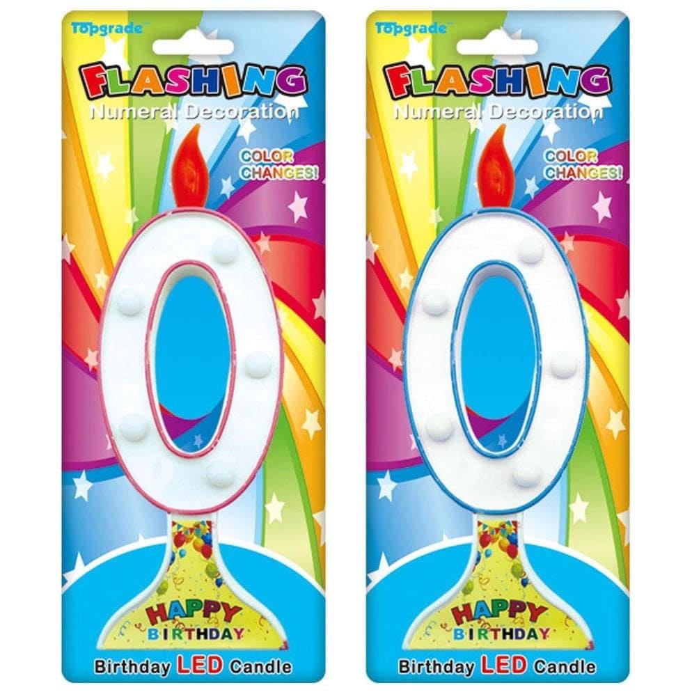 Birthday Flashing Candles, LED Birthday Candles, Numerical Cake Decorations Candles, Colorful Cake Topper Numbering Candles, Multicolor Flashing Cake Candles