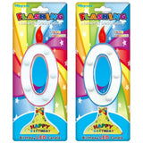 Birthday Flashing Candles, LED Birthday Candles, Numerical Cake Decorations Candles, Colorful Cake Topper Numbering Candles, Multicolor Flashing Cake Candles