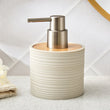 Nordic Style Bathroom Soap Dispenser, Modern Striped Soap Dispenser, Bathroom Countertop Soap Dispenser, Luxury Countertop Soap Dispenser