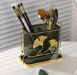Acrylic Cutlery Holder With Drain Plate, Double Barrel Chopsticks Storage Holder, Kitchen Cutlery Storage Rack