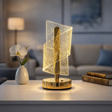 Elegant Spiral LED Table Lamp – Modern Decorative Acrylic Light
