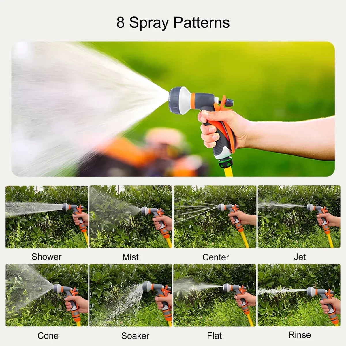8in1 Pressure Washer Sprayer | Multi‑Function Garden Hose Nozzle