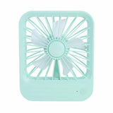 Quite Hanging Desk Fan, Mini USB Rechargeable Fan, Quiet Mini Desktop Cooling Fan for Indoor Outdoor