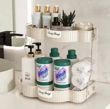 2 Tiers Desktop Storage Rack, Storage Shelf For Skincare And Perfumes, 2 Layer Kitchen Spice Rack, Bathroom Vanity Organizer