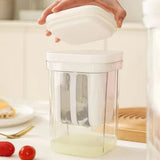 Portable Yogurt Strainer Cup,  Greek Yogurt Filter with Separator, Food Grade Greek Yogurt Strainer, Large Capacity Fine Mesh Cheese Yogurt Maker with Lid
