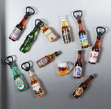 Mini Bottle Opener, Magnetic Fridge Bottle Opener, Mini Home Beverage Bottle Opener, Refrigerator Magnetic Tape Driver, Creative Bottle Opener Wine, Fridge bottle opener Refrigerator Magnets
