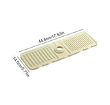 Silicone Faucet Drain Pad, Kitchen Faucet Mat, Bathroom Sink Draining Pad, Silicone Splash Guard