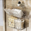 Acrylic Cotton Bud Holder, Cotton Pad Storage Box, Bathroom Vanity Organizer, Makeup Cotton Pad Storage Box