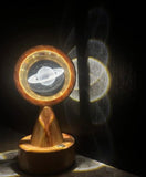 Crystal Globe Projector Lamp, New Wooden Design Lamp, Astronaut Lightning Decoration Lamp
