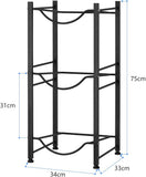 Heavy Duty Water Bottle Storage Stand, Modern Water Gallon Organizer, SpaceSaver Water Bottle Rack, Premium Steel Water Bottle Organizer