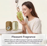 Cute Grape Shaped Hanging Bath Soap, 2 In 1 Hanging Grape Shape Soap With Air Freshener, Grape Scented Hanging Soap, Hanging Grape Freshness Soap