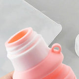 Squeezable Silicone Travel Bottle, Waterproof Folding Storage Bottle, Leak Proof Dispensing Bottle