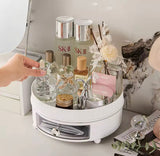 360° Rotation Spice Rack, Large Capacity Cosmetic Storage Tray, Kitchen Seasoning Cosmetic Tray
