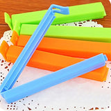 Set Of 4 Bag Sealing Clip, Portable Kitchen Storage Food Snack Seal Clips, Kitchen Storage Sealer Clamp, Plastic Storage Sealing Rod, Clamp Food Close Clip Seal Kitchen Tool, Freezer & Fridge Bag Sealing Clips, Kitchen Food Bag Clips