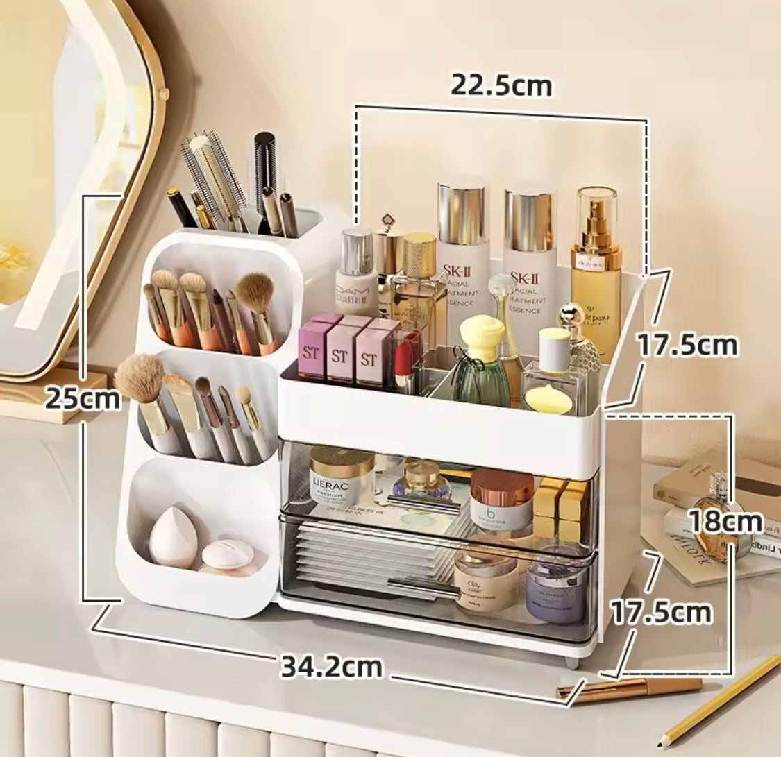 Makeup Organizer With Drawers, Makeup Sundries Storage Organizer, Cosmetic Display Case