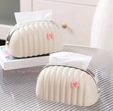 Creative Shell Tissue Box, Luxury Bread Style Tissue Box, Tea Table Decoration Napkin Paper Box