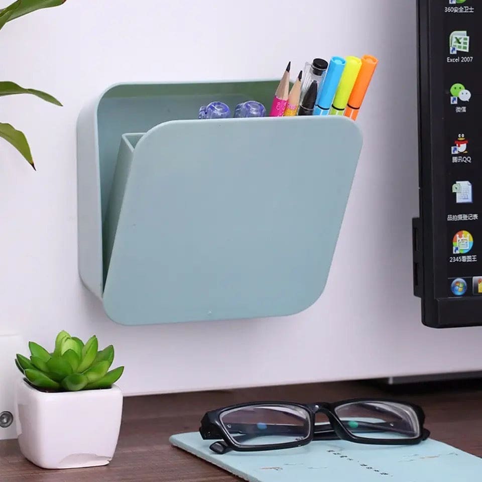 Utility Flip Storage Box, Self-adhesive Wall Storage Box, Multifunctional Punch Free Swab Holder, Removable Sealed Square Storage Bin, Kitchen Tableware Storage Shelf, Kitchen Bathroom Wall Organizer