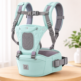 4 In 1 Baby Carrier with Hip Seat, Ergonomic Baby Hip Seat Carrier with Waist Support, Lightweight Baby Hip Seat Carrier with Padded Shoulder Straps