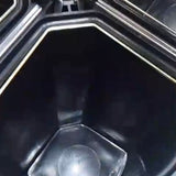 Triangle Trash Can, Butterfly Pedal Waste Bin, 12L Household Trash Solution, Stainless Steel Recycling Bins, Kitchen Bathroom Trash Collector
