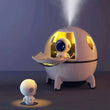 Astronaut Space Capsule Air Humidifier, Ultrasonic Cool Mist Aromatherapy Water Diffuser, Portable Mini Humidifier