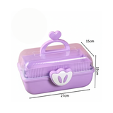 Cute Hair Accessories Organizer, Multilayer Jewelry And Makeup Organizer, Cute Vanity Organizer For Girls