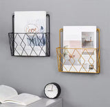 Wall Mounted Magazine Rack, Hanging Book Display Shelf, Magazine And Books Organizer