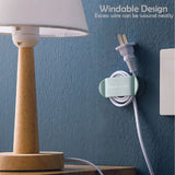 4 pcs Punch Free Self Adhesive Wall Cable Holder, Hook Organizer, Multi-Function Hanger Cord Winder Bracket, Wall Mounted Cable Grips
