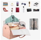 Women Duffel Travel Bag, Multifunctional Luggage Garment Bag, Foldable Men And Women Travel Bag
