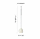 Silicone Scrubber Glass Cleaner, Long Handle Cleaning Brush, Soft Silicone Flexible Brush
