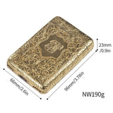 Royal Cigarette Holder, Retro 16 Pcs Cigarette Box, Peaky Blinders Flick Box Holder, Luxury Vintage Carved Cigarette Box, Shelby Smoke Pocket Holder, Portable Smoking Tool, Expandable Cigarette Cases