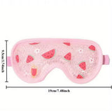 Reusable Cooling Eye Mask, Hot And Cold Therapy Eye Mask For Puffiness, Soothing Ice Pack Eye Mask, Cooling Eye Mask With Gel Bead
