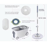Automatic Rotation Magic Mop Bucket, Bus Style Floor Cleaning Mop, Microfiber Mop Bucket Cleaning Set