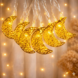 LED Moon String Light, LED Holiday Lamp, Decorative Fairy Light, Battery Operated Party Lights