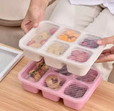 5 Compartment Lunch Box With Transparent Lid, Heat Resistant Leak Proof Fruit Box, Durable Bento Lunch Box, Meal Prep Organizer