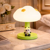 Cute Panda Cloud Lamp, Mushroom Panda Night Light, The Bamboo Dream Lamp, Little Panda Glow Lamp