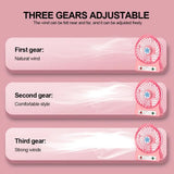 Mini Air Cooler Fan, USB Cooling Rechargeable Handheld Fan, Portable Outdoor LED Light Fan, Summer M Dormitory Desktop Fan,Multipurpose Mini Table Fan, Personal Cooling Fan with Night Light