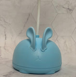 Cute Rabbit Desk Lamp With Pen Holder, Foldable Table Desk Book Reading Lamp, Rechargeable Study Lamp
