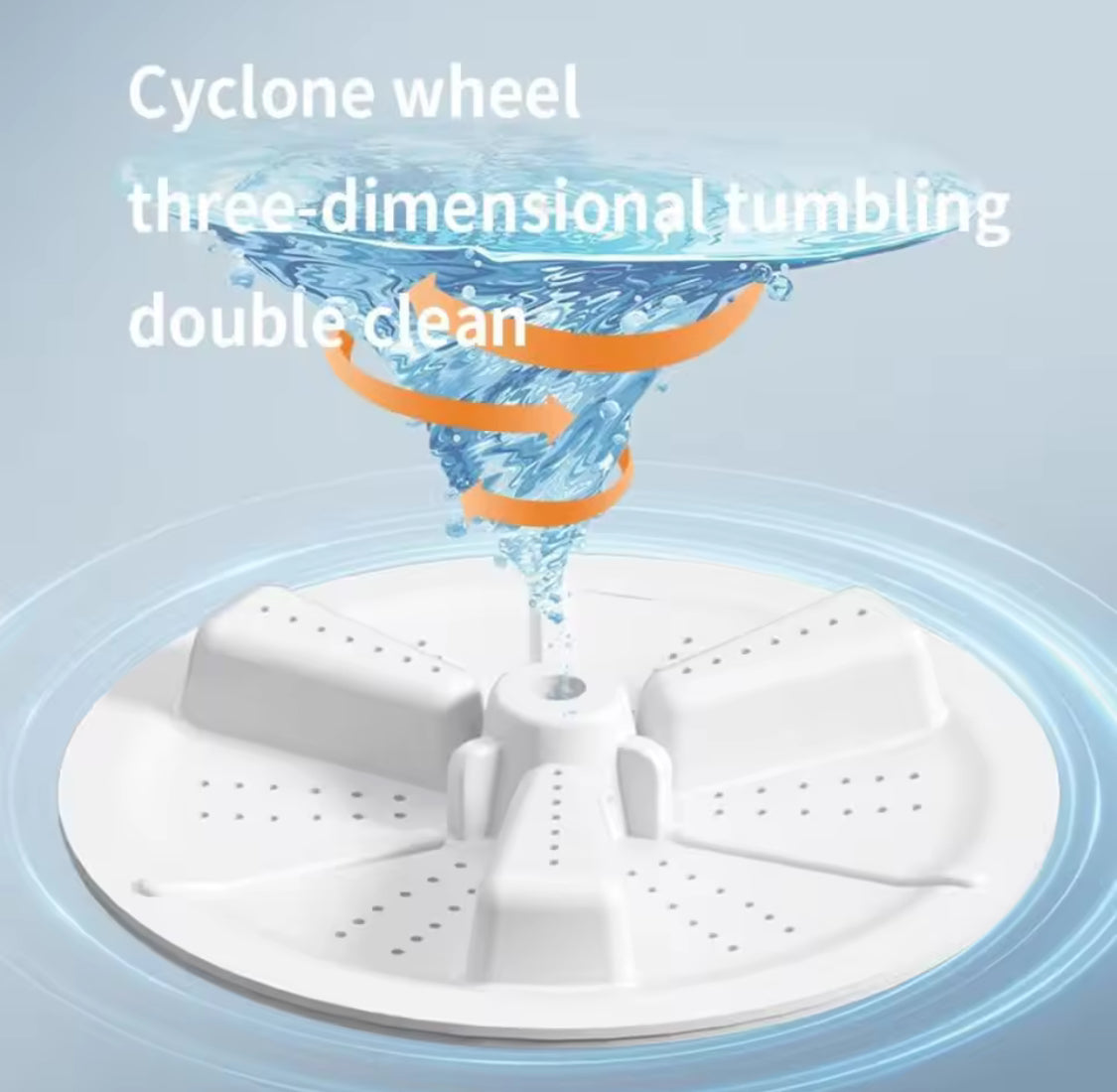 11L Collapsible Portable Washing Machine, Bucket Type Laundry Clothes Washer, Portable Turbo Washer For Travel, Lightweight Collapsible Bucket Washing Machine