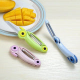 Cartoon Fruit Peeling Knife, Folding Bird Knife With Peelar, Stainless Steel Peeler, Kitchen Vegetable Fruit Cutting Peeling Knife, Multifunctional 2 In 1 Knife