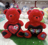 New Heart Shape Teddy Bear, Children Cute Teddy Bear Toy, Red Love Teddy Bear Plush Toy