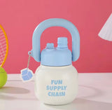Cute Insulated Mini Water Cups, Stainless Steel Kids Water Bottle, Travel Friendly Kids Water Thermos, Kids Sports Water Bottle