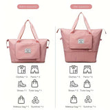 Extendable Travel Bag – Large Capacity Foldable Waterproof Luggage Bag with Dry & Wet Separation