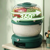 9KG Double Layer 360° Rotating Storage Organizer – Kitchen & Home Essentials