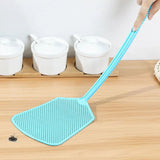 Plastic Fly Swatters, Flexible Long Handle Manual Swat, Striking Fly Sticky Flea Mattress Sticky Strip, Pest Bug Mosquito Insect Killer Slap Tool