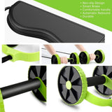 Multifunctional AB Wheel Roller, Core Abdominal Exercise, Multifunctional Home Gym Workout Equipment, Muscle Exercise Fitness Equipment, Pull Rope Resistance Bands Slimming Device, Stretch Elasticity Abdomen Waist Slimming Trainer