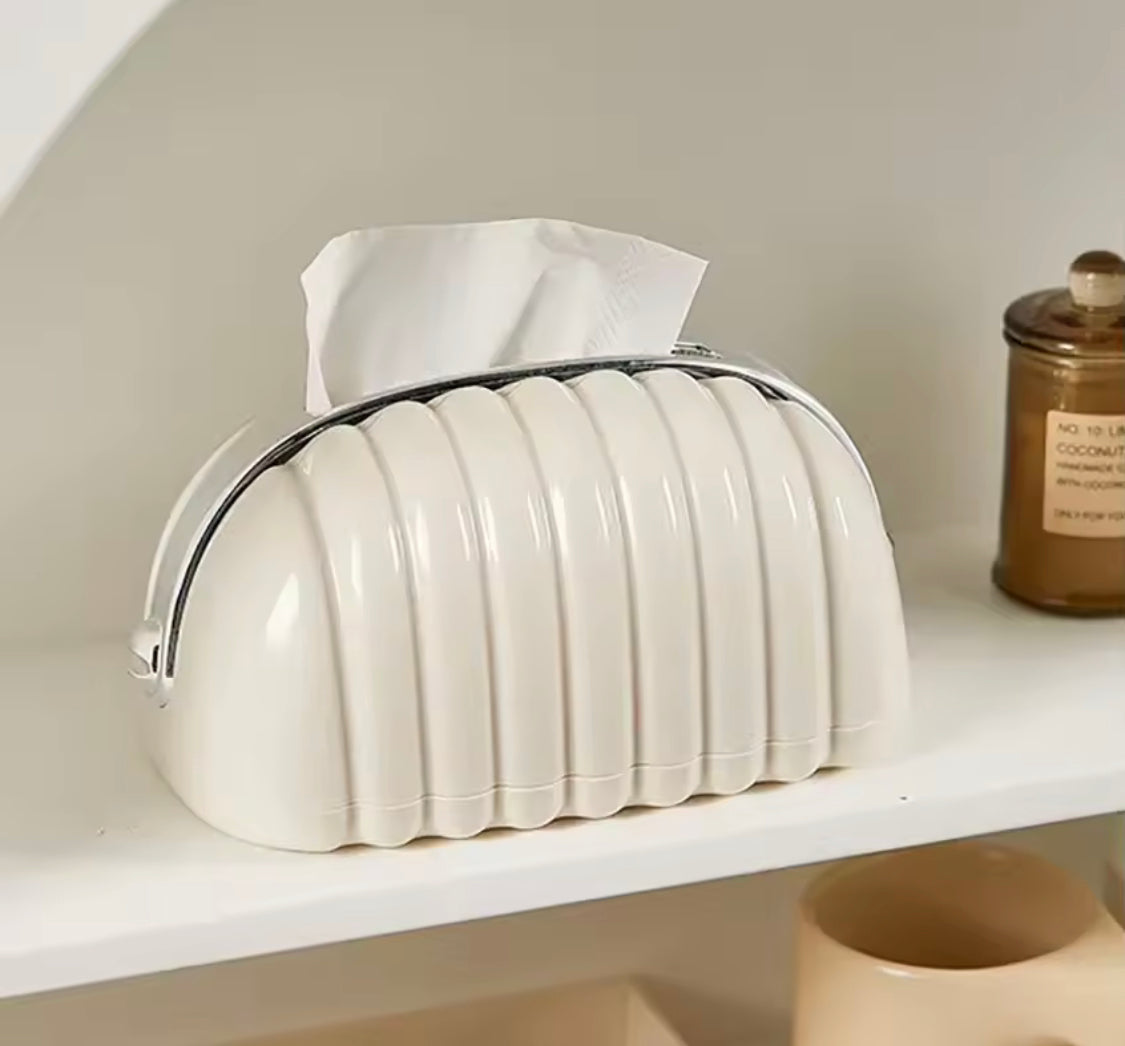 Creative Shell Tissue Box, Luxury Bread Style Tissue Box, Tea Table Decoration Napkin Paper Box