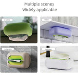 Silicone Tissue Holder Cover, Suction Cup Napkin Storage Cover, Punch Free Tissue Box With Sucker, Foldable Square Napkin Tissue Cover, Universal Refillable Rectangle Tissue Dispenser