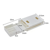 Hidden Drawer Organizer, Under Desk Drawer Storage Organizer, Under Desk Self Adhesive Hidden Drawer, Hanging Hidden Pen Box, Hidden Drawer Key Storage Box, Under Desk Student Office Stationery Box,