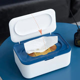 Wipes Storage Box With Lid, Desktop Tissue Dispenser, Home Office Mask Storage Box, Dustproof Wipes Respirator Dispenser, Home Car Napkin Holder, Home Napkin Organizer, Paper Towel Dispenser, Baby Wipes Dispenser, Large Tissue Box Holder