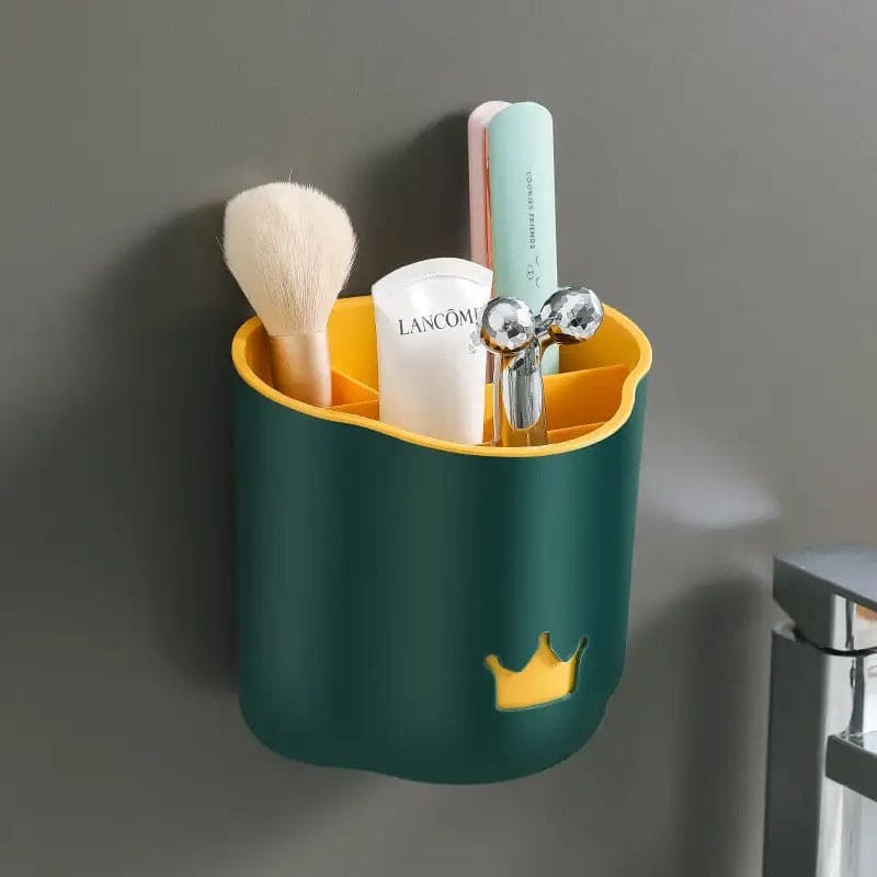 Multifunctional Crown Spoon Holder, Wall Mounted Chopsticks Cage Rack, Kitchen Bathroom Hanging Shelf, Multipurpose Wall Desktop Draining Rack, Wall Desktop Draining Rack